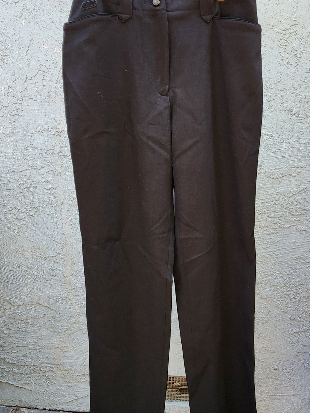 Lauren Ralph Lauren Black Straight Leg Trousers Dress Pants High Rise [10]